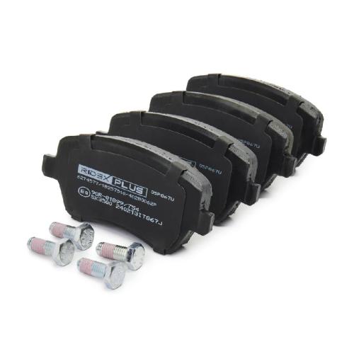 RIDEX PLUS Bremsbelagsatz Bremsbeläge Vorne für RENAULT Clio 1II Schrägheck Bild RIDEX PLUS Bremsbelagsatz Bremsbeläge Vorne für RENAULT Clio 1II Schrägheck
