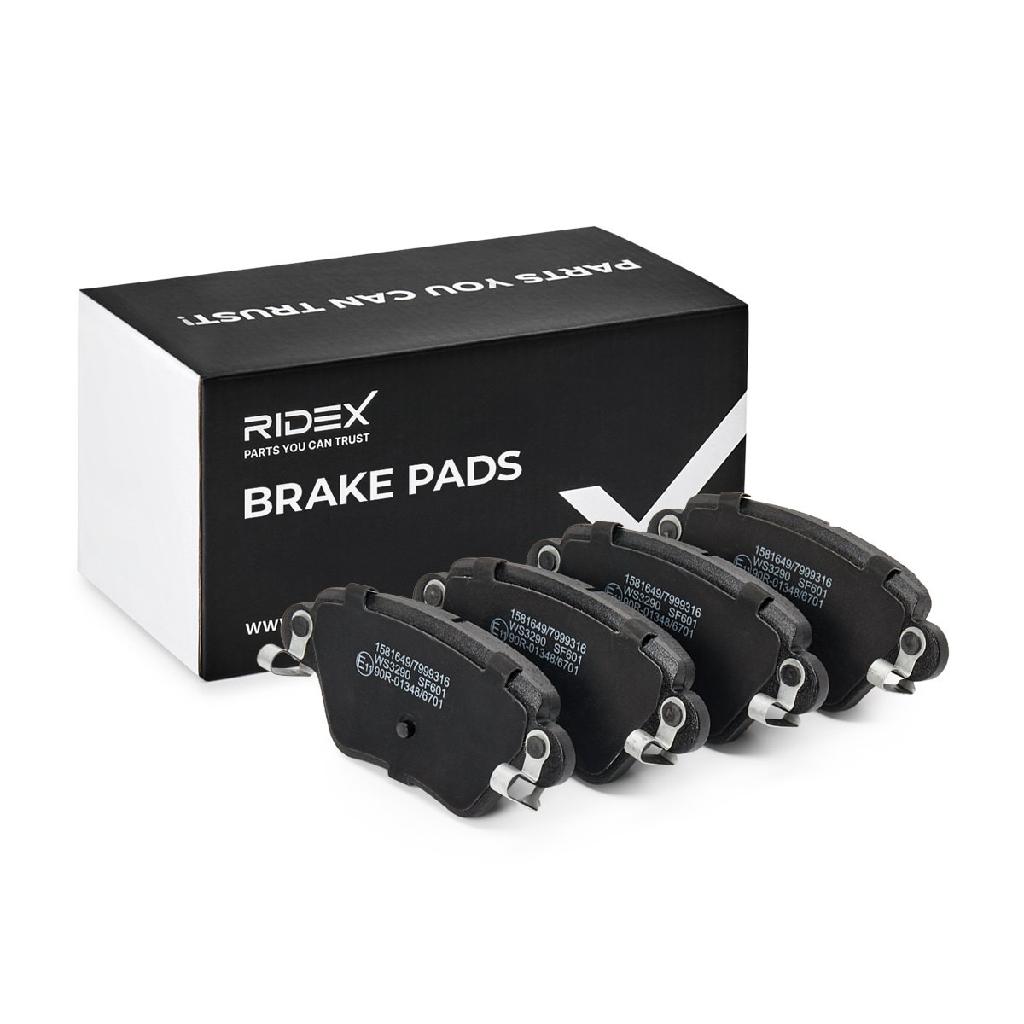 RIDEX Bremsbelagsatz Bremsbeläge Hinten für FORD MONDEO III Kombi (BWY)
