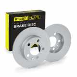 RIDEX PLUS 82B0003P 2x Bremsscheiben Hinten Ø232mm voll für VW 6N0615601A