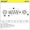 RIDEX 188C1513 2x Federn Fahrwerksfedern Vorne für CHEVROLET 95474574 Bild RIDEX 188C1513 2x Federn Fahrwerksfedern Vorne für CHEVROLET 95474574