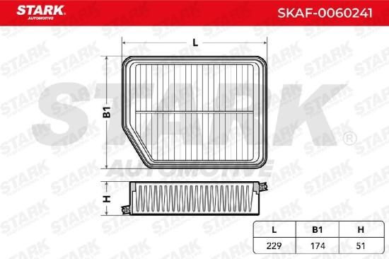 STARK SKAF-0060241 Motor Luftfilter Umluftfilter für SUZUKI Grand Vitara II SUV Bild STARK SKAF-0060241 Motor Luftfilter Umluftfilter für SUZUKI Grand Vitara II SUV