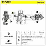 RIDEX 78B0014 Bremssattel Bremszange Hinten rechts für RENAULT Espace 1V (JK0/1)