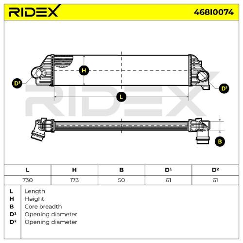 RIDEX 468I0074 Ladeluftkühler/LLK Turbokühler für RENAULT Master 1II Kasten (FV) Bild RIDEX 468I0074 Ladeluftkühler/LLK Turbokühler für RENAULT Master 1II Kasten (FV)