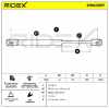 RIDEX 219G0597 Heckklappendämpfer beidseitig Länge:355,5mm 290N Hub: 136mm Bild RIDEX 219G0597 Heckklappendämpfer beidseitig Länge:355,5mm 290N Hub: 136mm