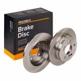 RIDEX 82B0229 2x Bremsscheiben Hinten Ø258mm voll passend für MERCEDES-BENZ