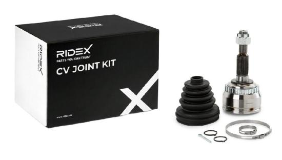 RIDEX 5J0104 Gelenksatz Antriebswelle Achswelle radseitig Vorne links rechts Bild RIDEX 5J0104 Gelenksatz Antriebswelle Achswelle radseitig Vorne links rechts