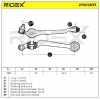 RIDEX 273C0037 Lenker Radaufhängung Querlenker Front unten für AUDI 4A0407151 Bild RIDEX 273C0037 Lenker Radaufhängung Querlenker Front unten für AUDI 4A0407151