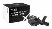 RIDEX 316T0493 Thermostat Kühlmittel Kühlwasserthermostat mit Dichtung mit 88°C