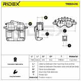 RIDEX 78B0416 Bremssattel Bremszange Vorne links passend für MERCEDES-BENZ