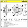 RIDEX 654W0005 Radlagersatz pro 1 Rad Hinten beidseitig für VW 1T0501611AN Bild RIDEX 654W0005 Radlagersatz pro 1 Rad Hinten beidseitig für VW 1T0501611AN