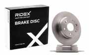 RIDEX 82B0528 2x Bremsscheiben Hinten Ø281,2mm voll für HONDA CR-V IV (RM)