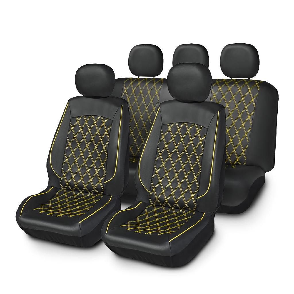 RIDEX 4773A0189 Sitzschonbezug Vorne Polyester Schwarz Beige für VW Golf 5I