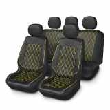RIDEX 4773A0189 Sitzschonbezug Vorne Polyester Schwarz Beige für VW Golf 5I