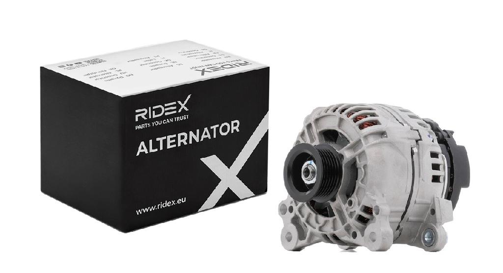 RIDEX 4G0894 Lichtmaschine 120A 12V Drehrichtung im Uhrzeigersinn mit 60813210