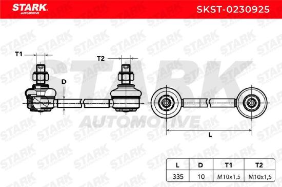 STARK 2x Koppelstange Stabilisator Vorne passend für PEUGEOT 206 Schrägheck 207 Bild STARK 2x Koppelstange Stabilisator Vorne passend für PEUGEOT 206 Schrägheck 207