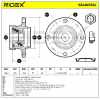 RIDEX 654W0314 Radlagersatz pro 1 Rad Hinten beidseitig Schr&auml;gkugellager 374841