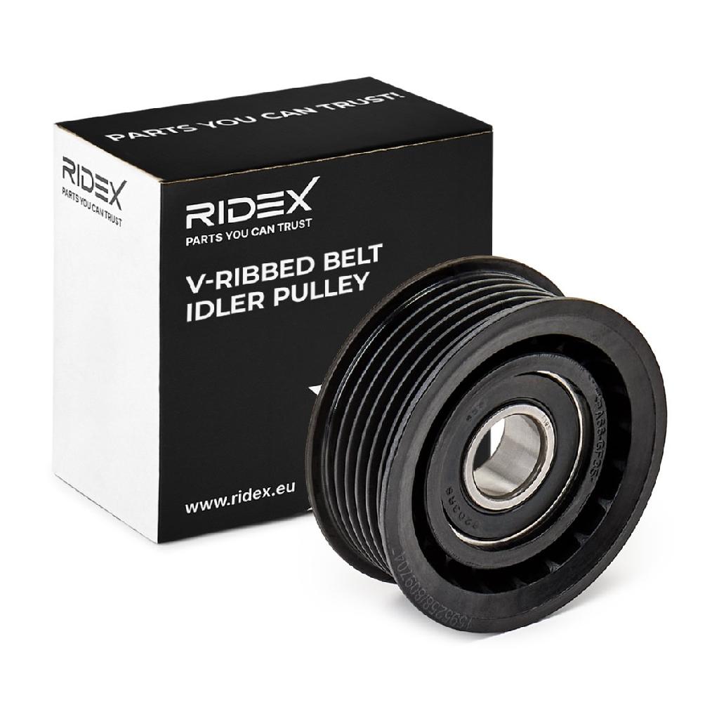 RIDEX Umlenk- / Führungsrolle Keilrippenriemen für AUDI A4 Avant (8K5, B8)