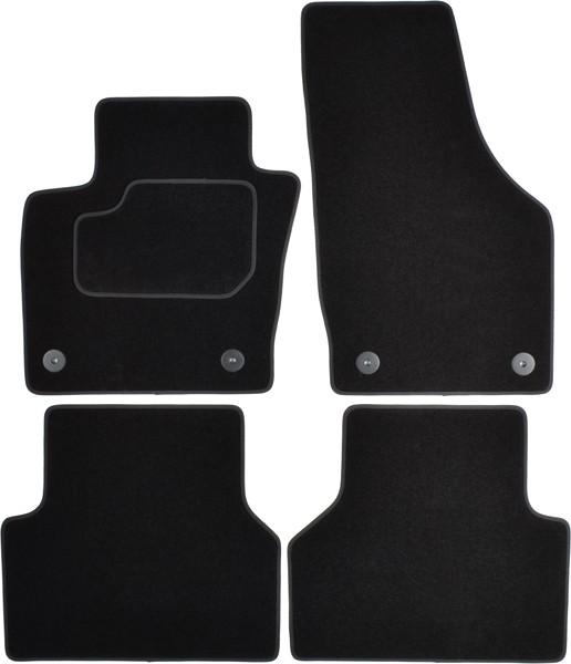 CUSTOPOL AUD225C Fußmatten Set Vorne und Hinten für AUDI Q3 (8UB, 8UG)