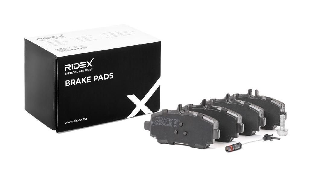 RIDEX Bremsbelagsatz Bremsbeläge Vorne passend für MERCEDES-BENZ A-Klasse (W168)