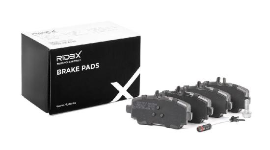 RIDEX Bremsbelagsatz Bremsbeläge Vorne passend für MERCEDES-BENZ A-Klasse (W168) Bild RIDEX Bremsbelagsatz Bremsbeläge Vorne passend für MERCEDES-BENZ A-Klasse (W168)