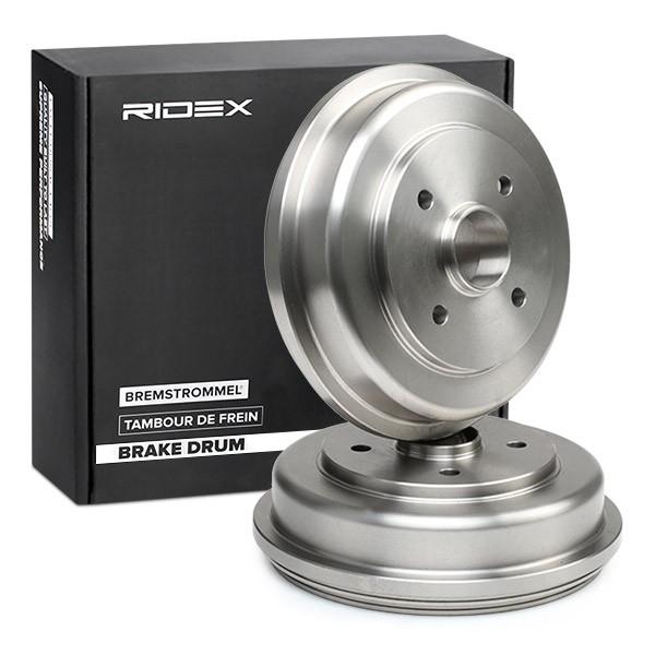 RIDEX 123B0248 2x Bremstrommeln Set Hinten InnenØ200mm AußenØ238mm