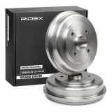 RIDEX 123B0248 2x Bremstrommeln Set Hinten InnenØ200mm AußenØ238mm
