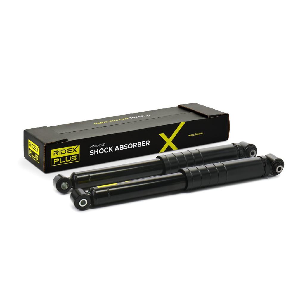 RIDEX PLUS 854S2143P 2x Stoßdämpfer Gasdruck Hinten für RENAULT 562100001R