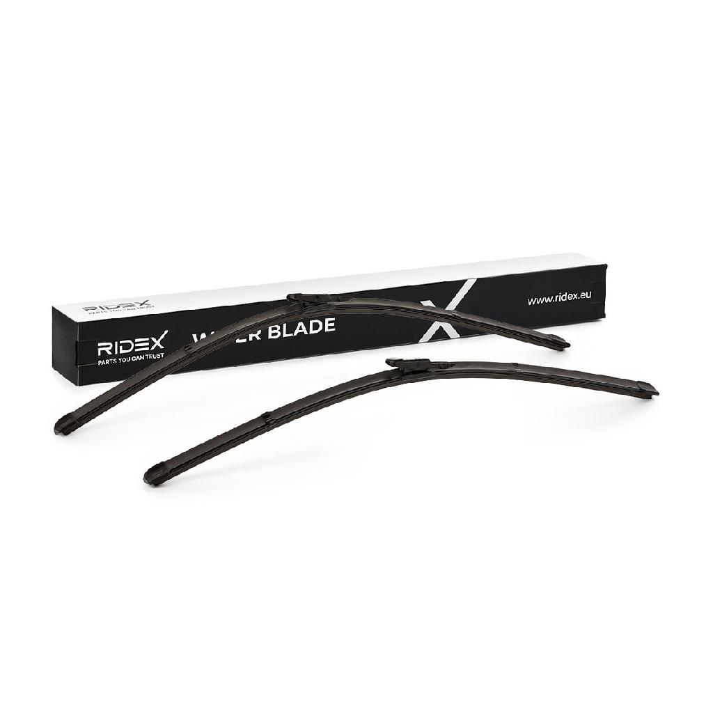 RIDEX Scheibenwischer Satz Wischerblätter Satz mit Spoiler Vorne Länge 1: 650mm