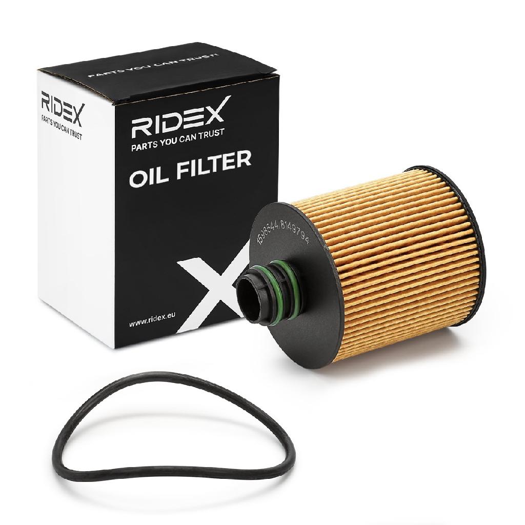 RIDEX Ölfilter Motorölfilter Filtereinsatz mit Dichtungen 7O0142 für FIAT