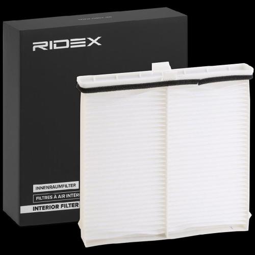 RIDEX 424I0357 Innenraumfilter Pollenfilter Höhe: 43 Breite: 209 Länge: 209 Bild RIDEX 424I0357 Innenraumfilter Pollenfilter Höhe: 43 Breite: 209 Länge: 209