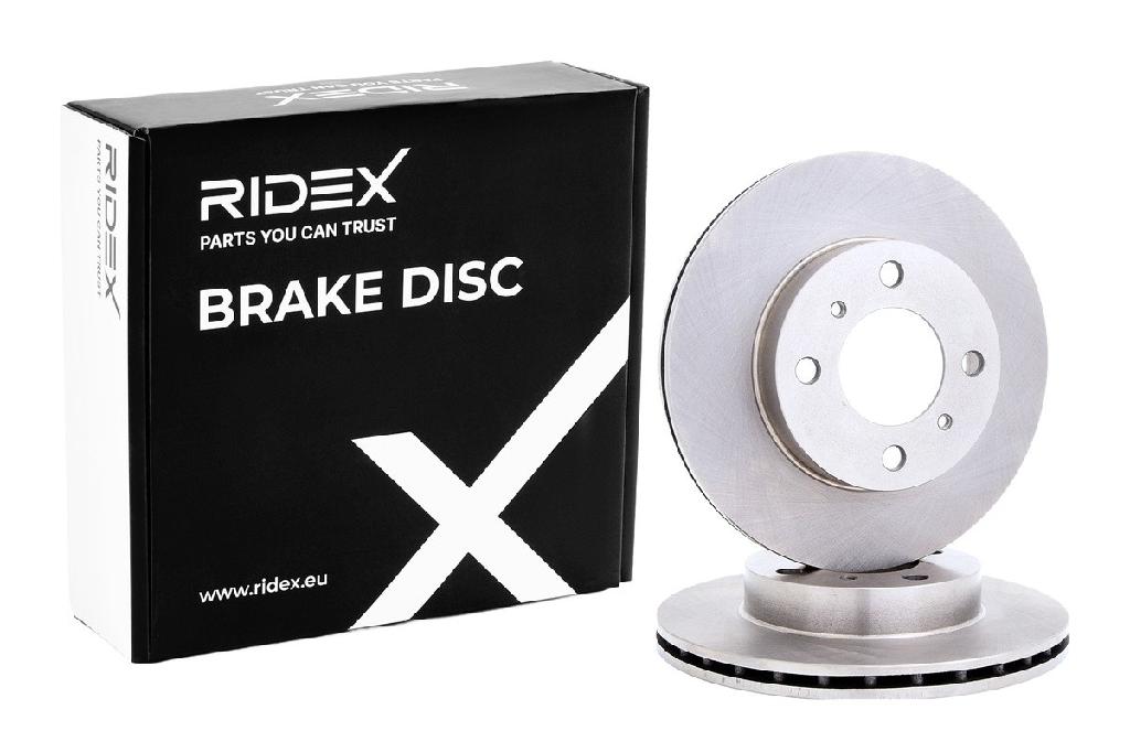 RIDEX 82B0702 2x Bremsscheiben Vorne Ø236mm Belüftet für MITSUBISHI CARISMA