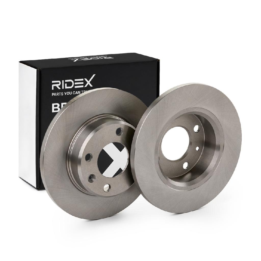 RIDEX 82B0699 2x Bremsscheiben Vorne Ø235,8mm voll für SKODA FELICIA II