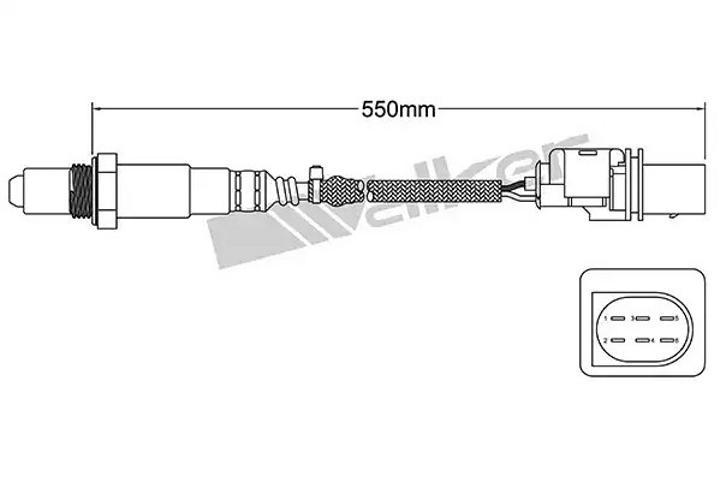 VEGAZ ULS-112 Lambdasonde Oxygen O2 Sensor Planarsonde für OPEL 05146168AA