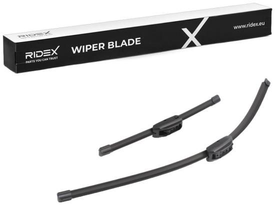 RIDEX Scheibenwischer Satz Wischerblätter Satz mit Spoiler Vorne Länge 1: 650mm Bild RIDEX Scheibenwischer Satz Wischerblätter Satz mit Spoiler Vorne Länge 1: 650mm