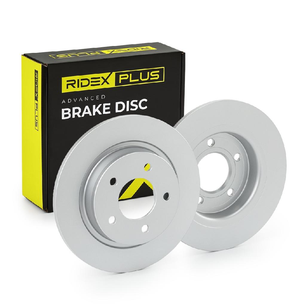 RIDEX PLUS 82B0121P 2x Bremsscheiben Hinten Ø280mm voll für MAZDA 5 (CR19)
