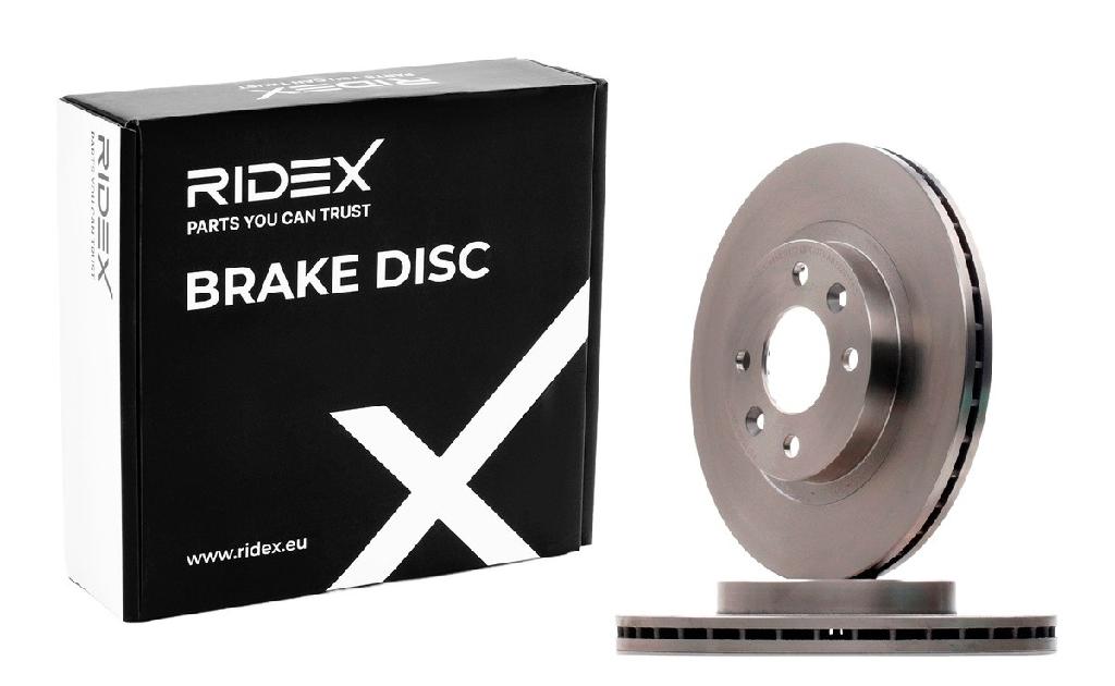 RIDEX 82B0016 2x Bremsscheiben Vorne Ø259mm Belüftet für RENAULT Twingo 1I
