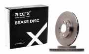 RIDEX 82B0016 2x Bremsscheiben Vorne Ø259mm Belüftet für RENAULT Twingo 1I