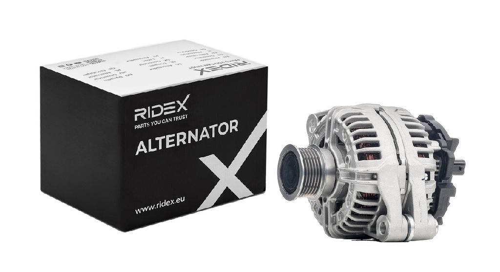 RIDEX 4G0077 Lichtmaschine 140A 12V Drehrichtung im Uhrzeigersinn mit für OPEL