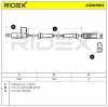 RIDEX ABS-Sensor 412W0012 Vorderachse beidseitig Sensorart: passiver Sensor Bild RIDEX ABS-Sensor 412W0012 Vorderachse beidseitig Sensorart: passiver Sensor