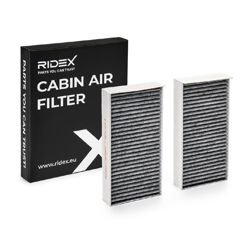 RIDEX 424I0431 Innenraumfilter Pollenfilter Aktivkohlefilter Höhe: 32 Breite: