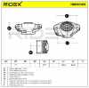 RIDEX 1180S0103 Federbeinstützlager ohne Kugellager Hinten für VW 1J0513353A Bild RIDEX 1180S0103 Federbeinstützlager ohne Kugellager Hinten für VW 1J0513353A