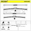 2x RIDEX Scheibenwischer Satz Wischerblätter Satz mit Spoiler Vorne Länge 1: Bild 2x RIDEX Scheibenwischer Satz Wischerblätter Satz mit Spoiler Vorne Länge 1: