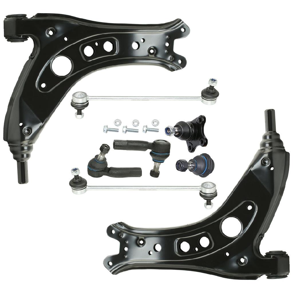RIDEX Querlenker Reparatursatz Vorne Links Rechts Satz für VW POLO (9N) 772S1211