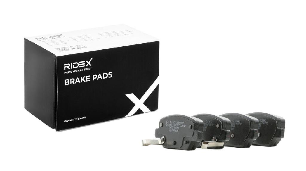RIDEX Bremsbelagsatz Bremsbeläge Hinten für FIAT TIPO Kombi (356)