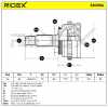 RIDEX 5J0094 Gelenksatz Antriebswelle Achswelle Vorne radseitig für HONDA Bild RIDEX 5J0094 Gelenksatz Antriebswelle Achswelle Vorne radseitig für HONDA