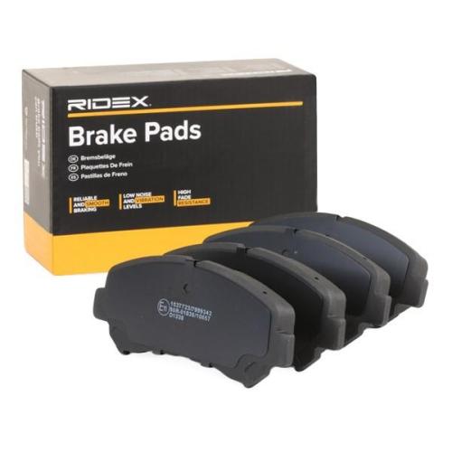 RIDEX Bremsbelagsatz Bremsbeläge Vorne für NISSAN Qashqai / Qashqai +2 I JUKE Bild RIDEX Bremsbelagsatz Bremsbeläge Vorne für NISSAN Qashqai / Qashqai +2 I JUKE