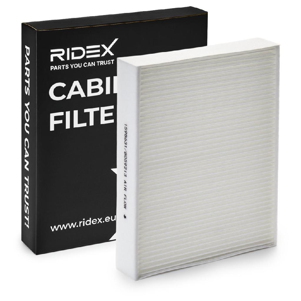RIDEX 424I0334 Innenraumfilter Pollenfilter Höhe: 41 Breite: 198 Länge: 247