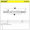 RIDEX Handbremsseil Hinten passend für MERCEDES-BENZ C-Klasse Limousine (W202) Bild RIDEX Handbremsseil Hinten passend für MERCEDES-BENZ C-Klasse Limousine (W202)