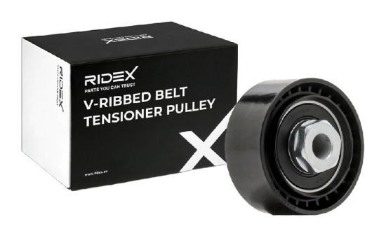 RIDEX 310T0294 Spannrolle Keilrippenriemen für RENAULT Clio 1I 8200040155 Bild RIDEX 310T0294 Spannrolle Keilrippenriemen für RENAULT Clio 1I 8200040155