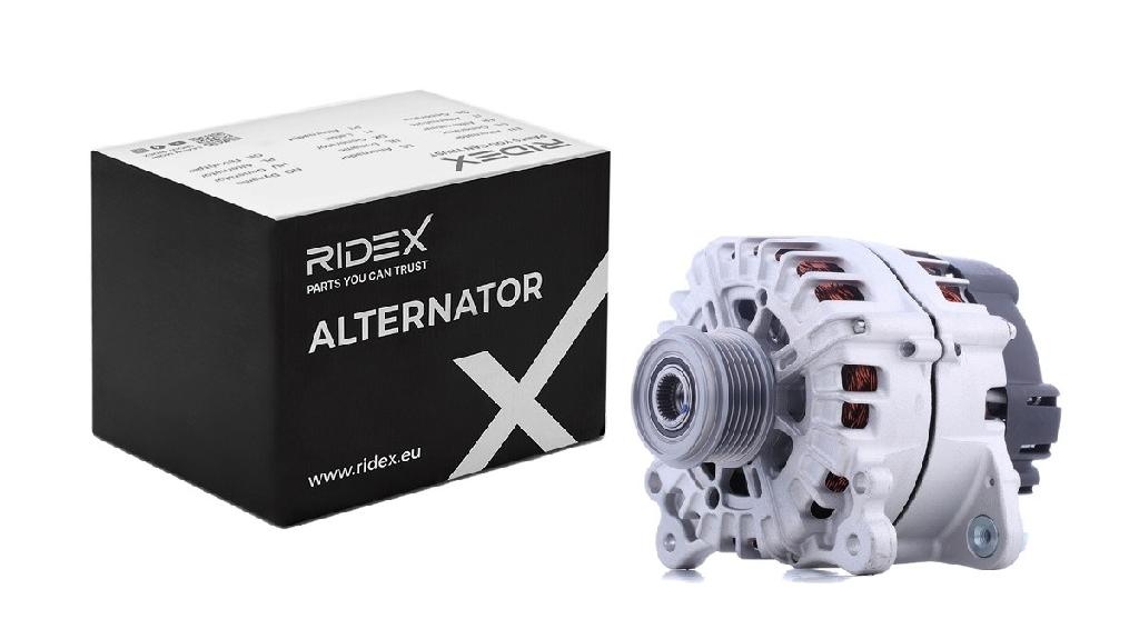 RIDEX 4G0677 Lichtmaschine 230A 12V Drehrichtung im Uhrzeigersinn mit für VW